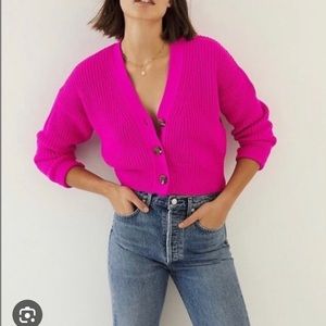 Anthro cropped sweater